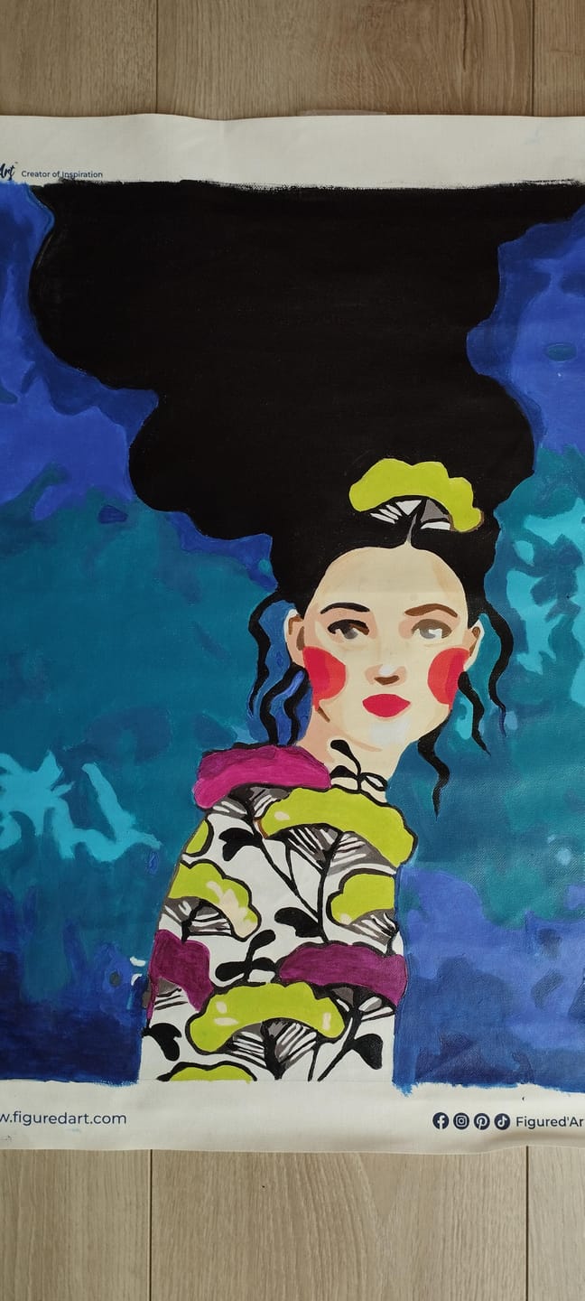 Customer photo review of Joli Portrait de femme