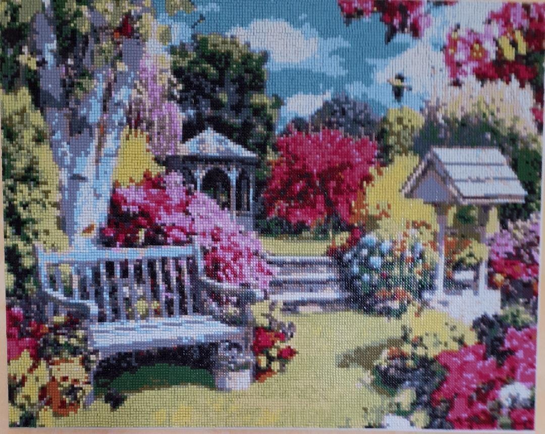 Customer photo review of Broderie Diamant - Joli Jardin