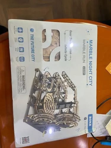 Customer photo review of Puzzle 3D Ville de Nuit en Marbre