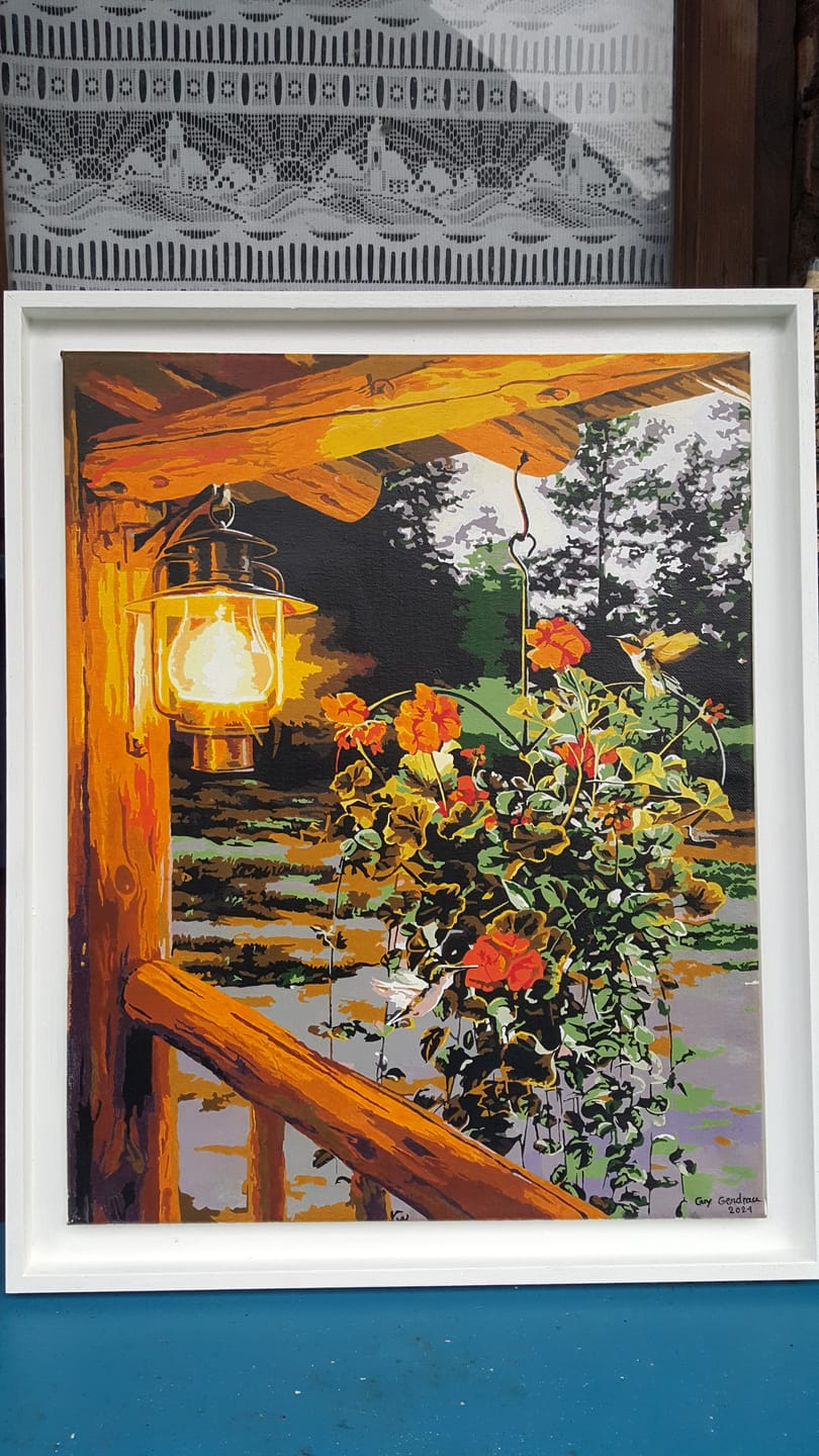 Customer photo review of Lanterne sous le porche