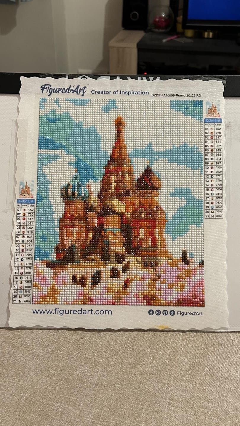 Customer photo review of Broderie Diamant - Cathédrale St Basil