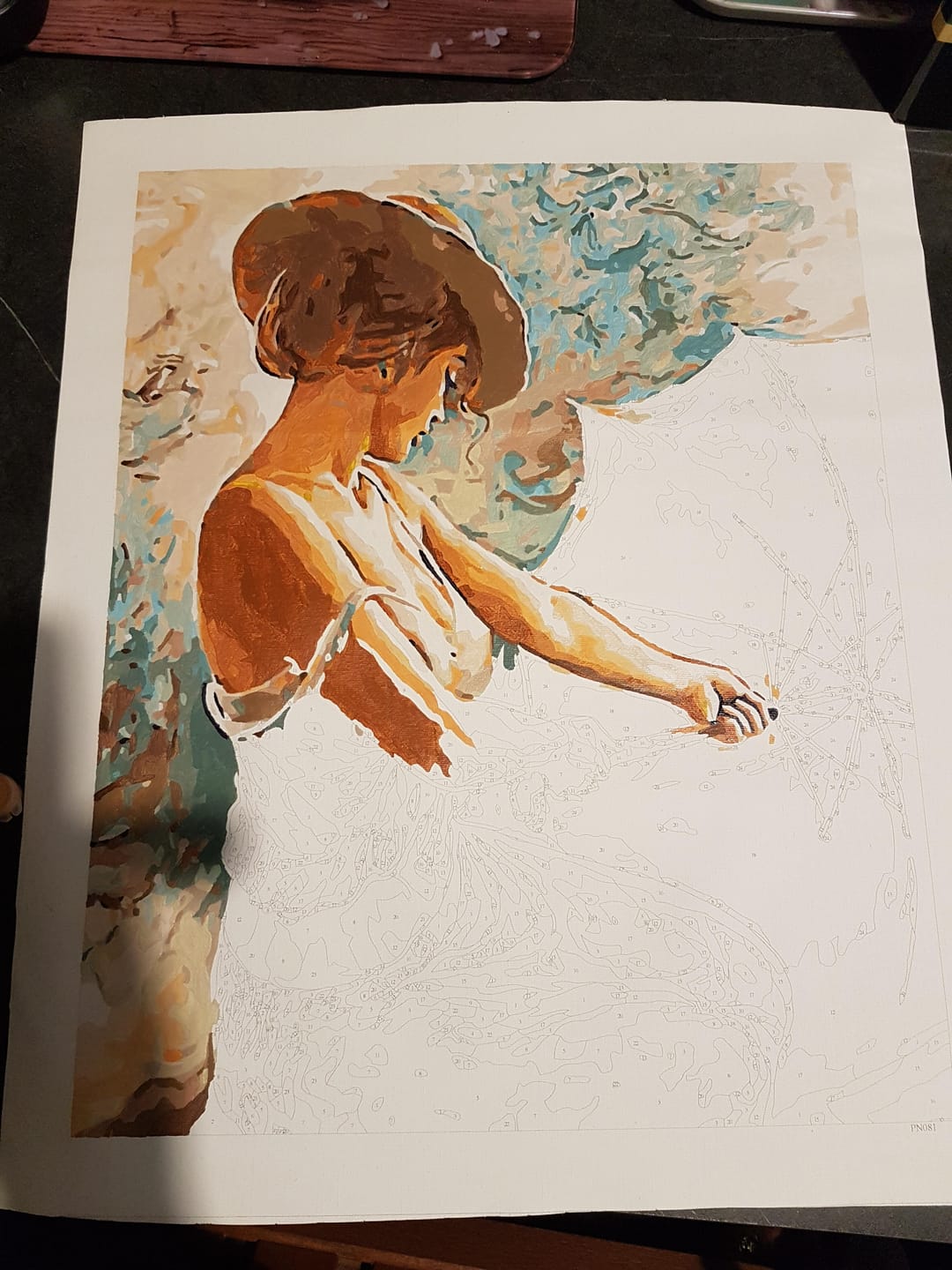 Customer photo review of Jeune Femme au Parapluie