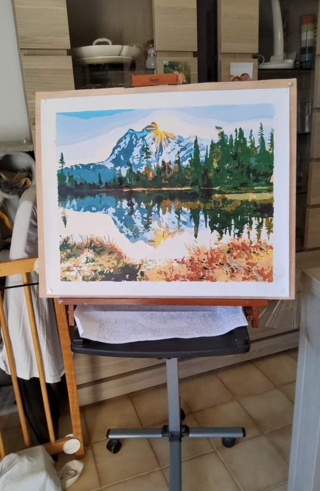 Customer photo review of Lac et Reflet de Montagne