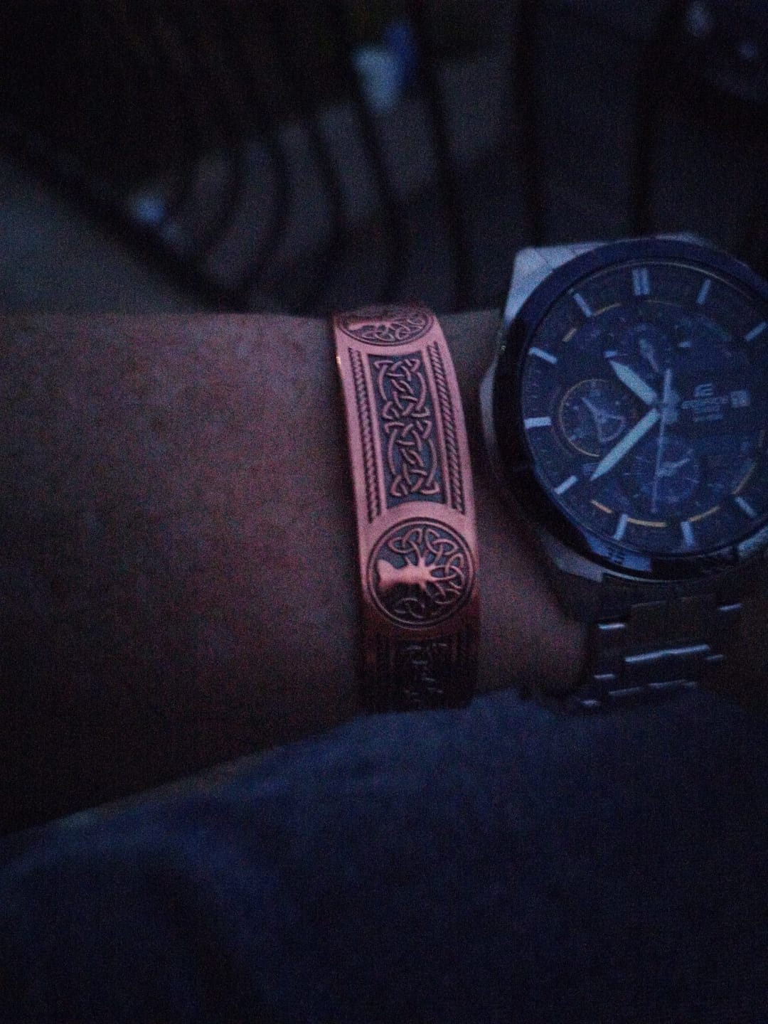 Customer photo review of Bracelet, anneau en cuivre de magnétothérapie avec aimants