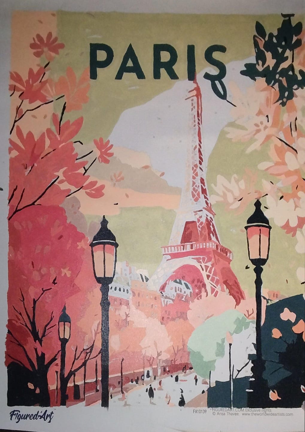Customer photo review of Affiche Vintage Paris 2