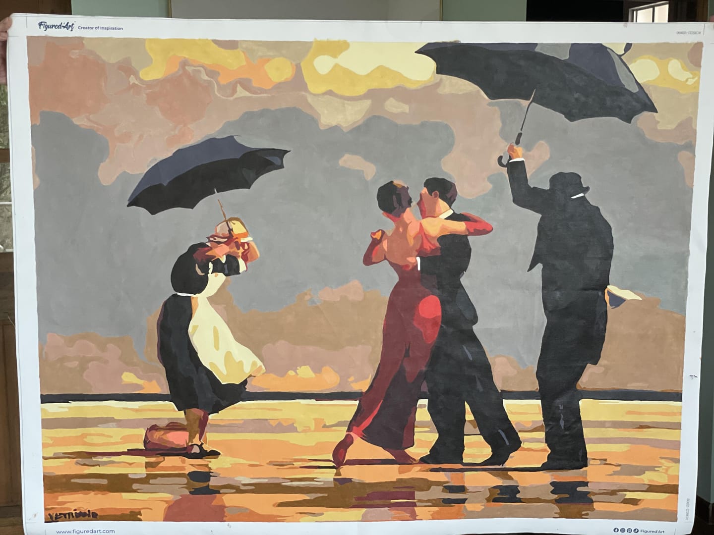 Customer photo review of Danseurs rétro sur la Plage