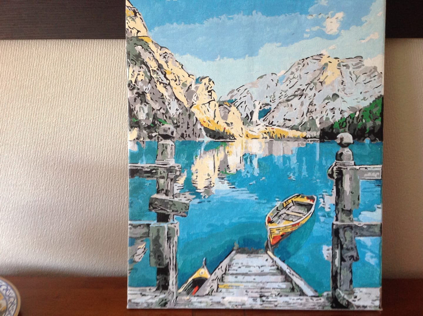 Customer photo review of Barque sur un Lac de Montagne