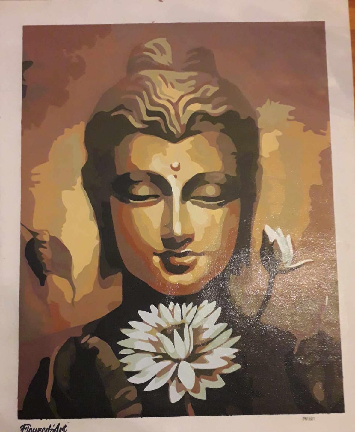 Customer photo review of Visage de Bouddha et fleur de Lotus