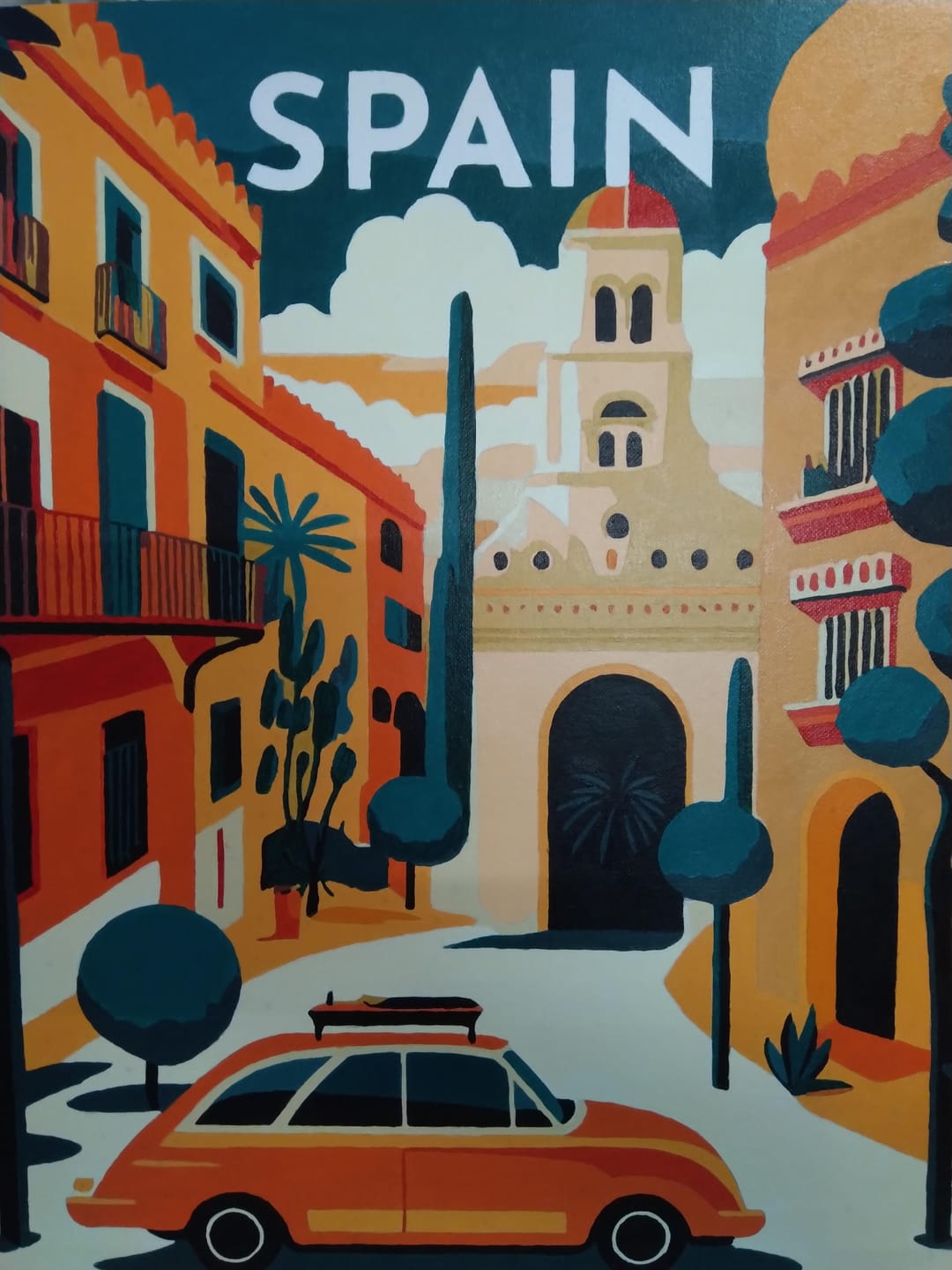 Customer photo review of Affiche Vintage Séville