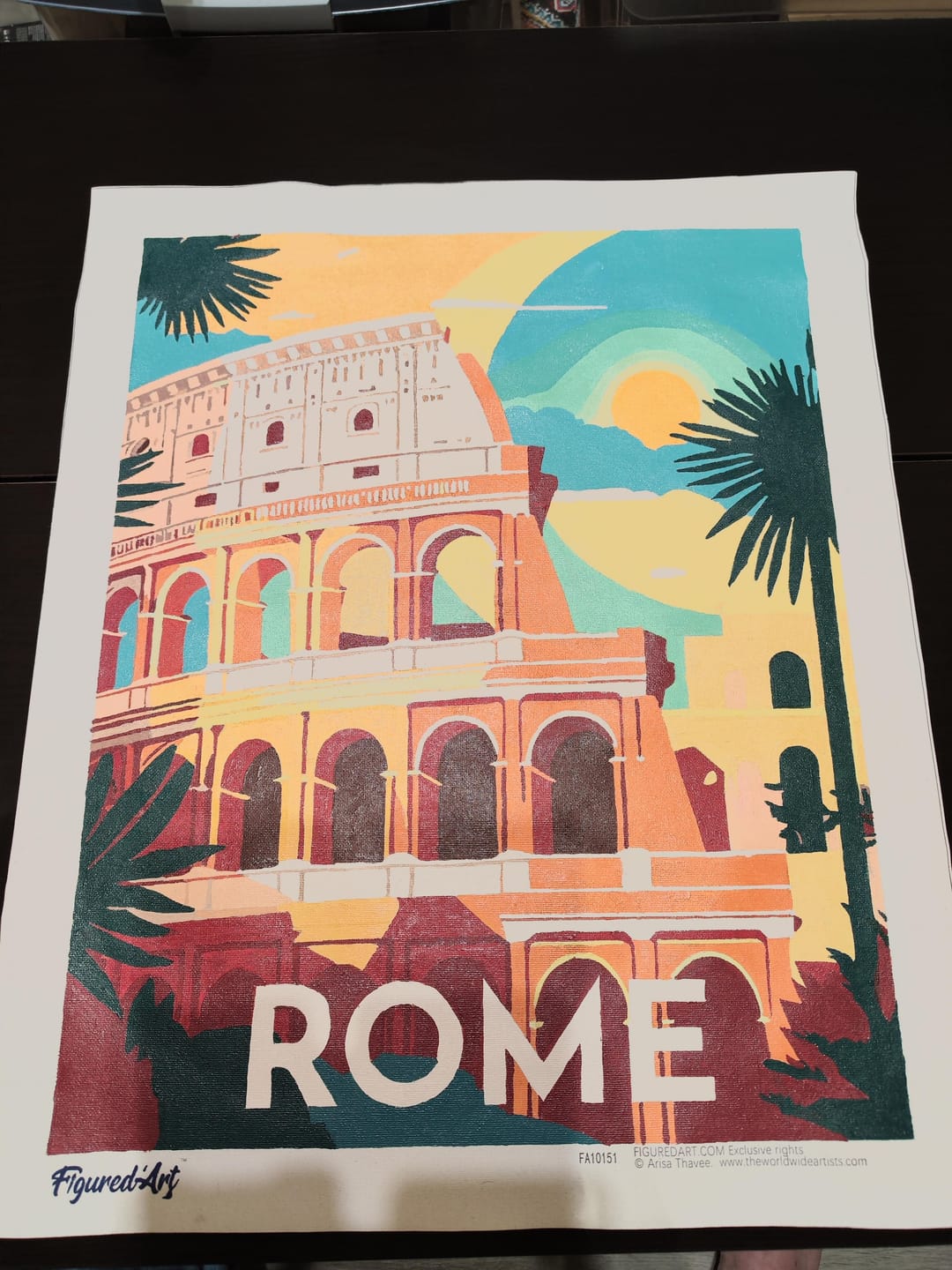 Customer photo review of Affiche Vintage Rome