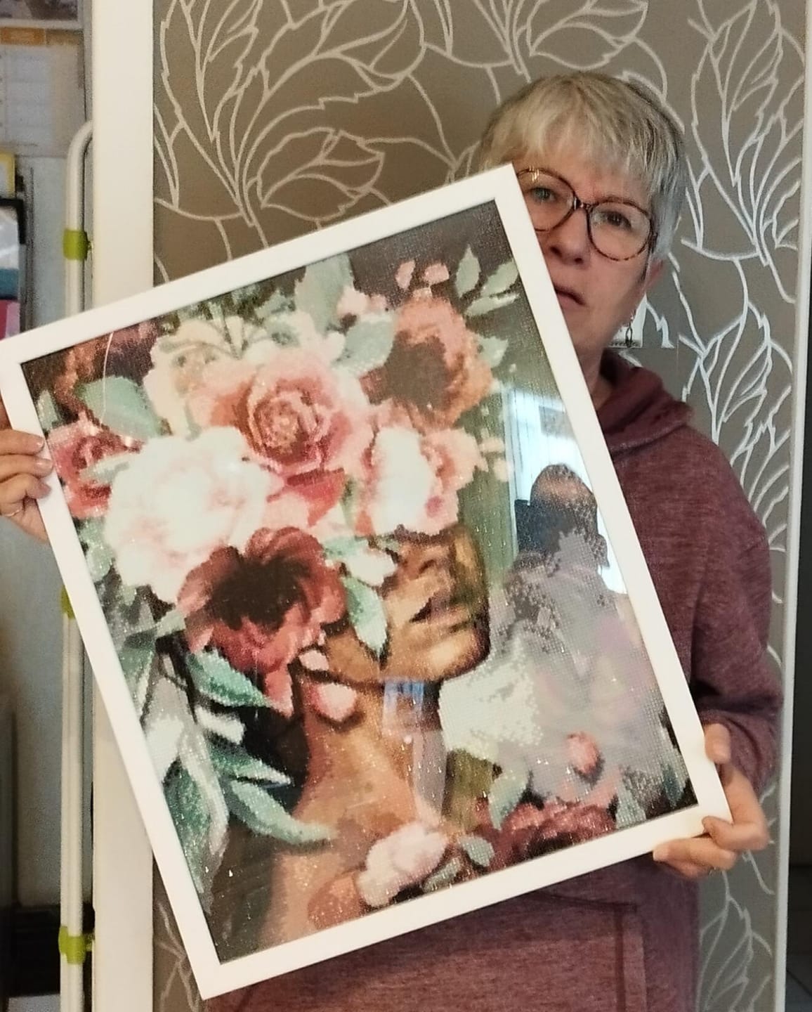 Customer photo review of Diamond Painting Personnalisé