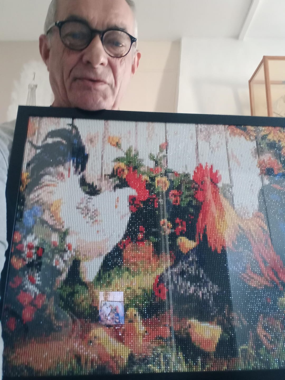 Customer photo review of Broderie Diamant - La Ferme des Coqs