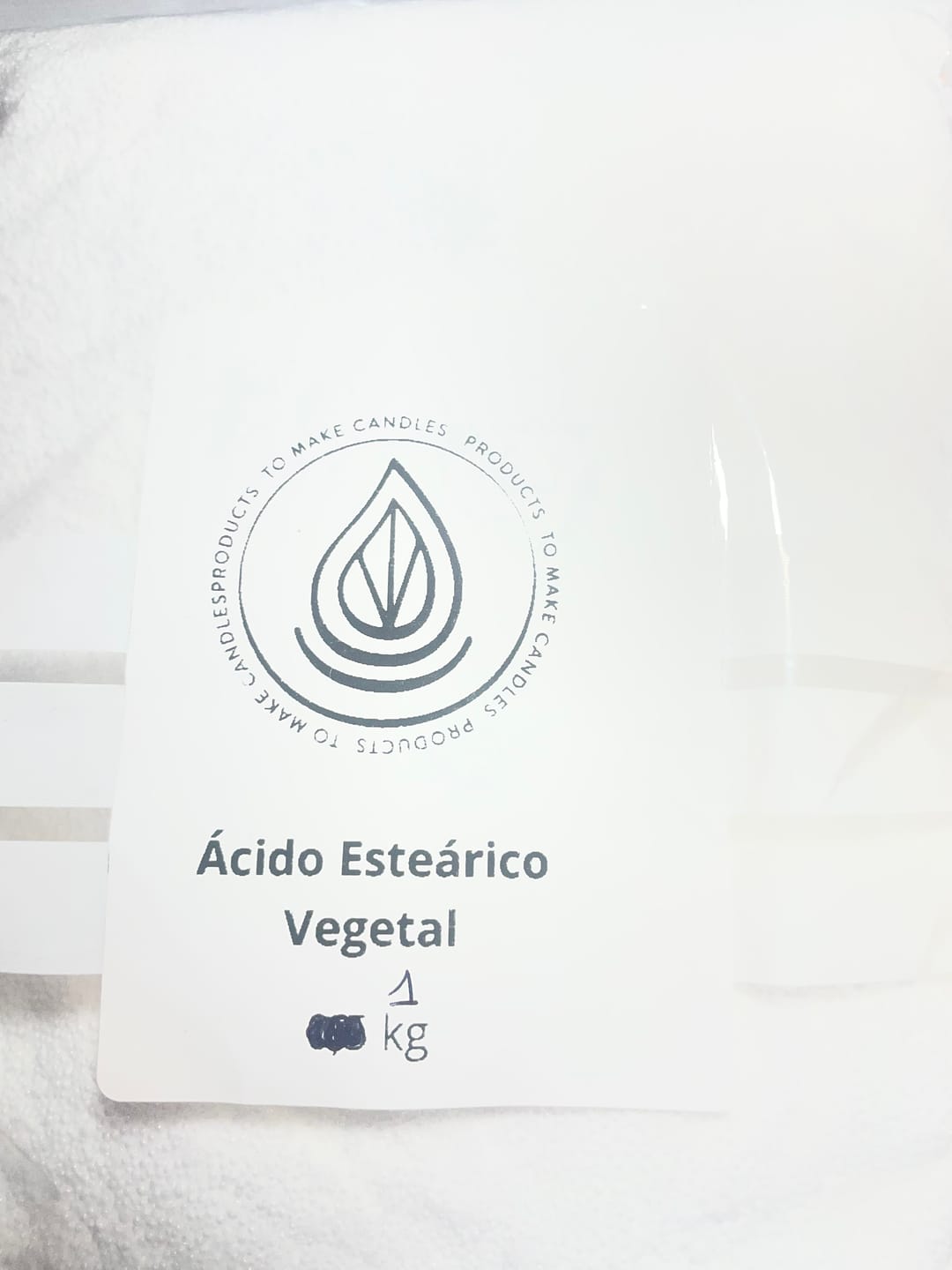 Customer photo review of Ácido Esteárico Vegetal