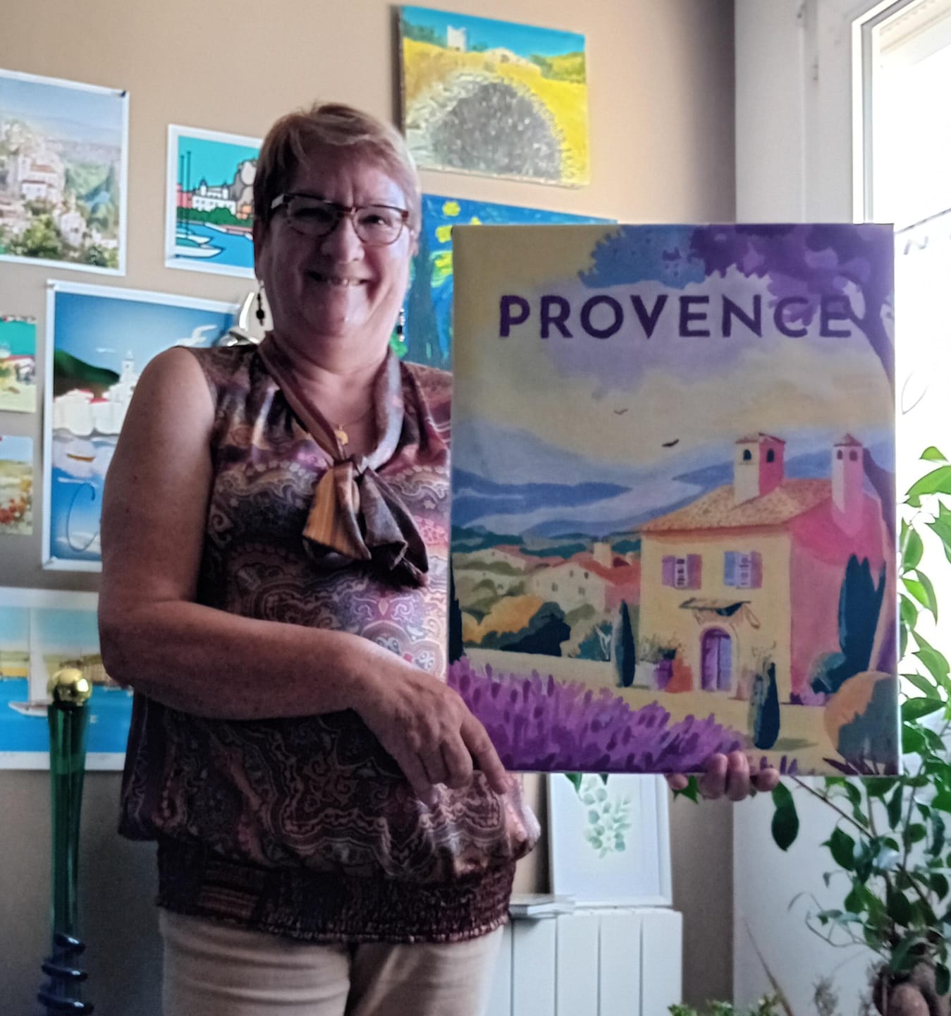 Customer photo review of Affiche Vintage Provence