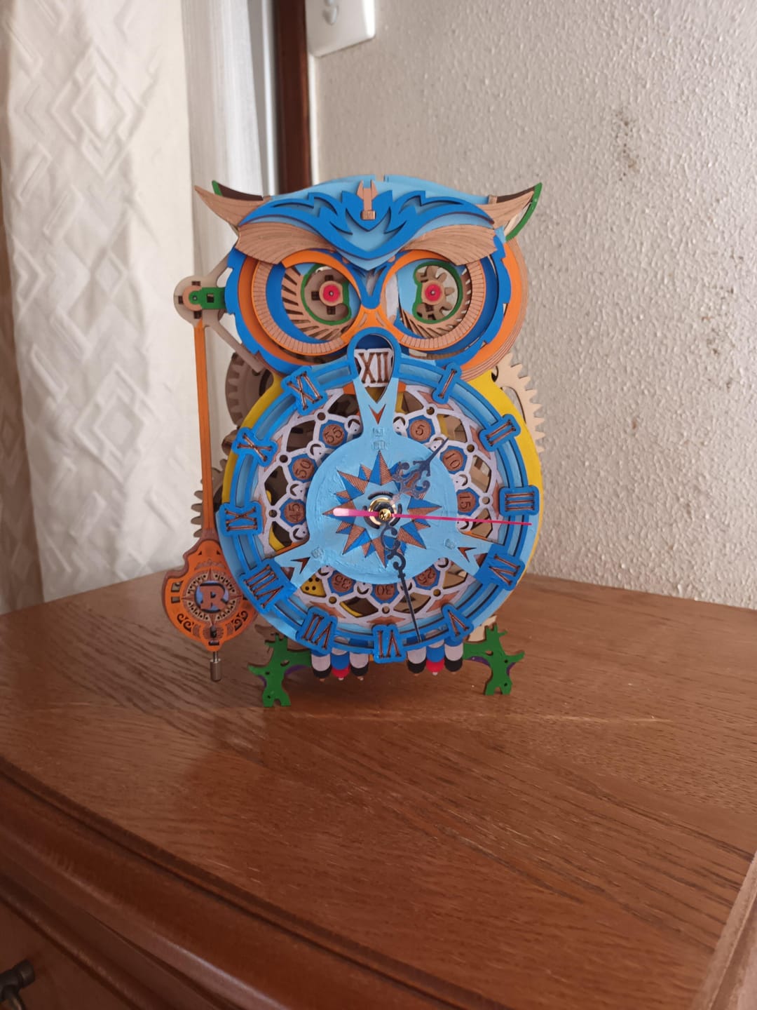 Customer photo review of Puzzle 3D Horloge Hibou