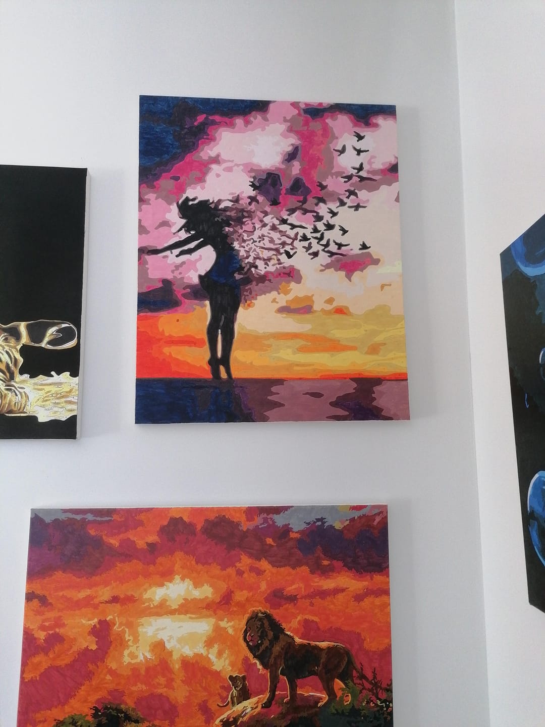 Customer photo review of Femme et Oiseaux au Lever du Jour