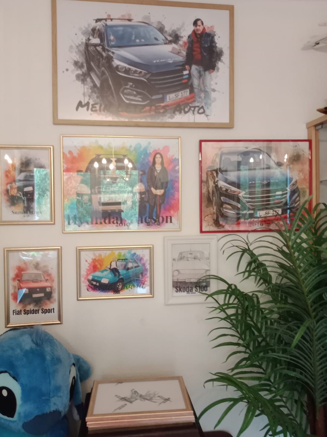 Customer photo review of Dein Auto als Kunstwerk – mit Live-Vorschau, als Poster oder Leinwand