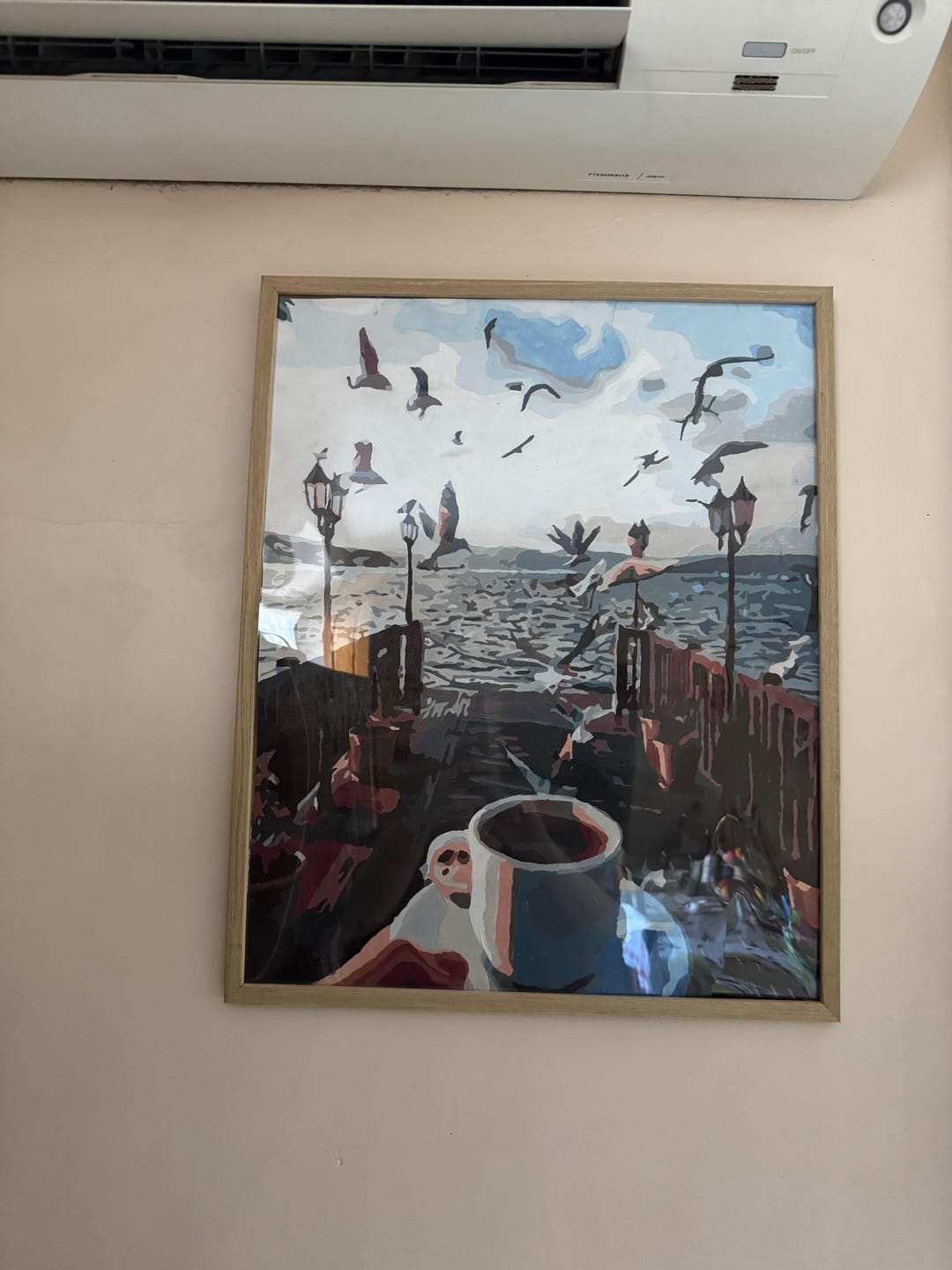 Customer photo review of Café et Mouettes au bord de l'eau