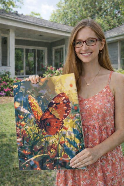 Customer photo review of Générateur d'Images Peinture par numéros personnalisé