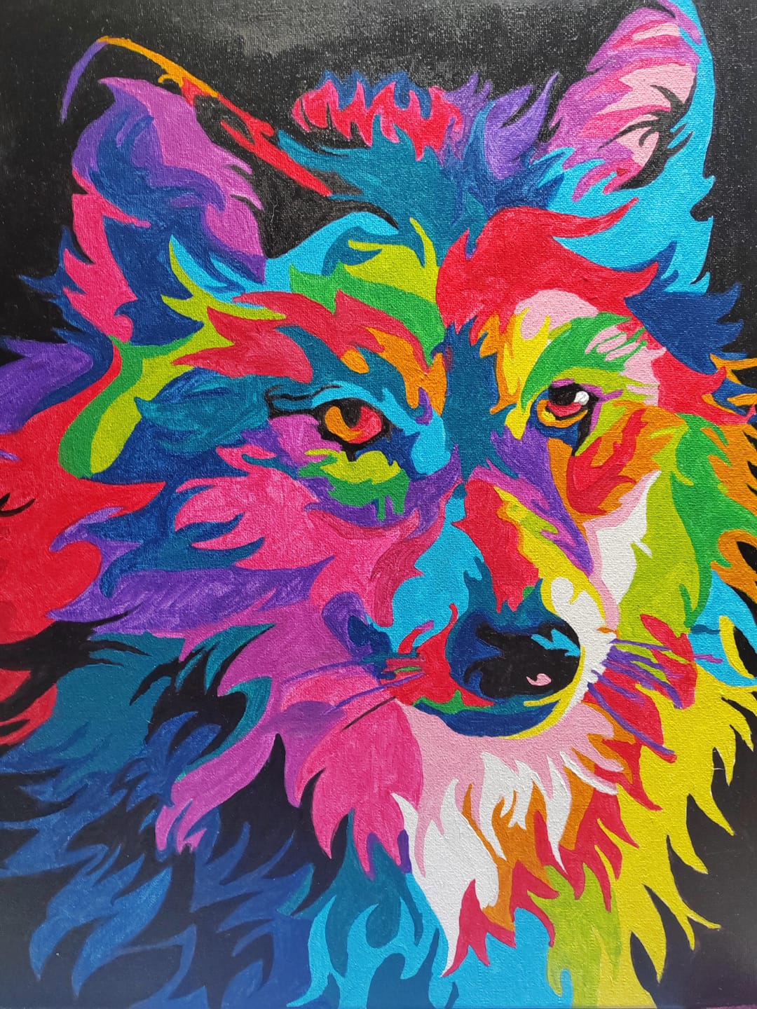 Customer photo review of Loup Pop Art