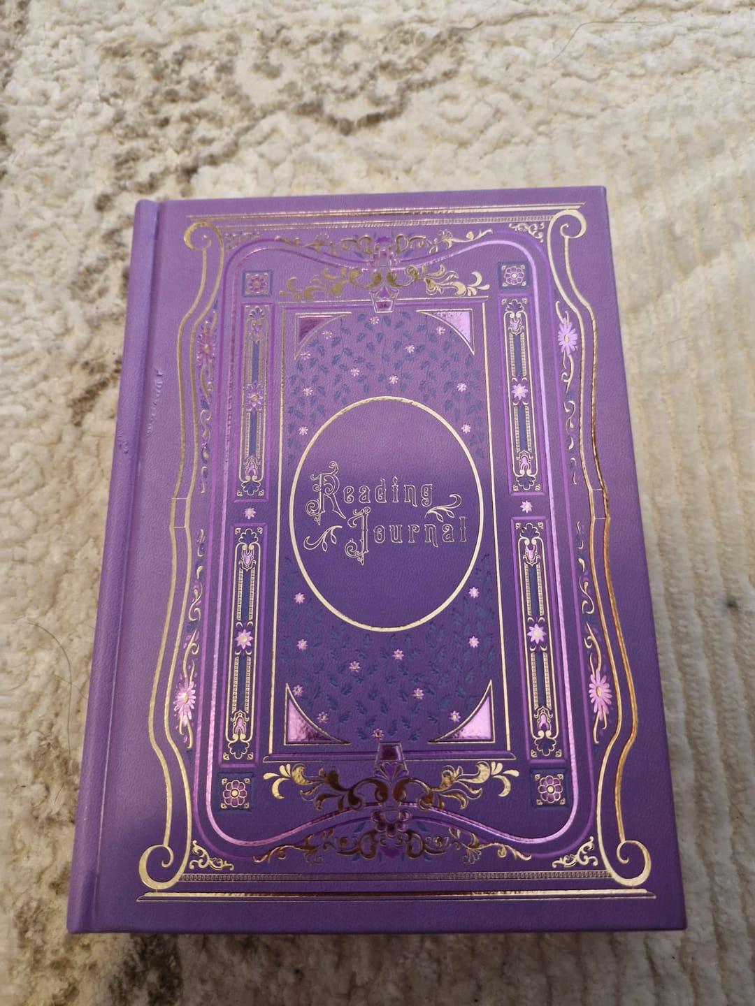 Customer photo review of Reading Journal - Wisteria