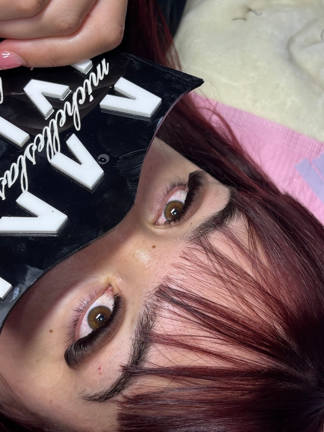Customer photo review of Brown Color Lash 0.03/0.05mm