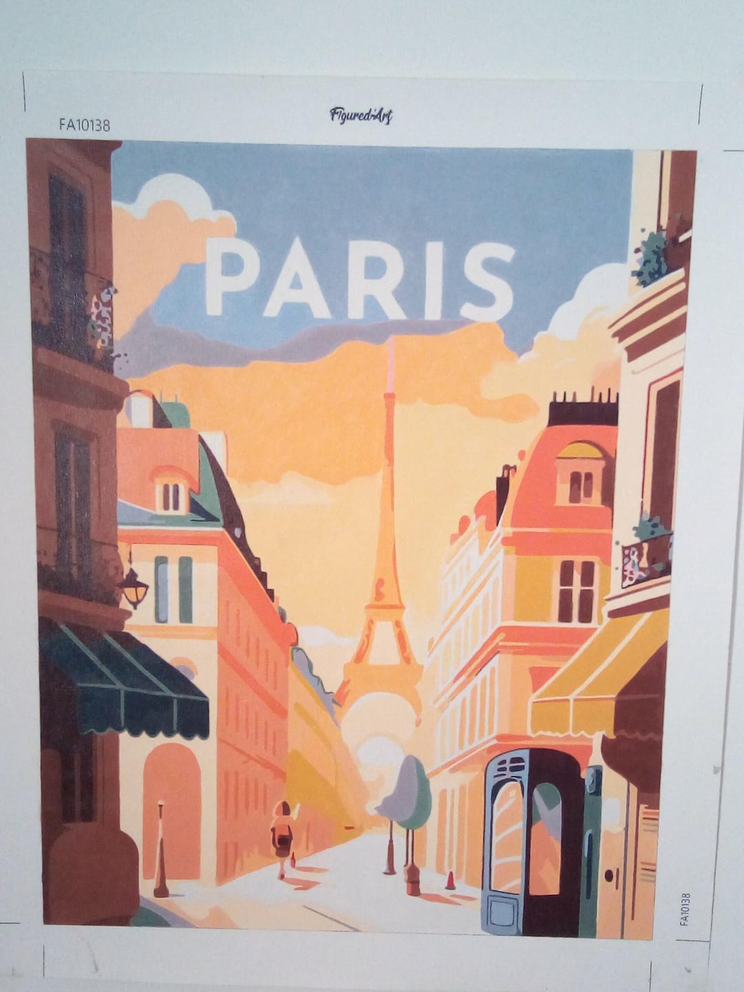 Customer photo review of Affiche Vintage Paris