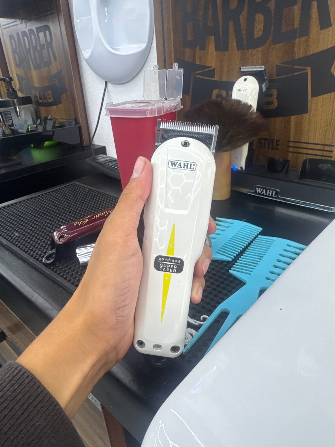Customer photo review of Wahl Super Taper Cordless Hair Clipper