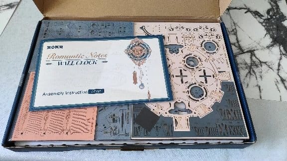 Customer photo review of Puzzle 3D Horloge murale romantique