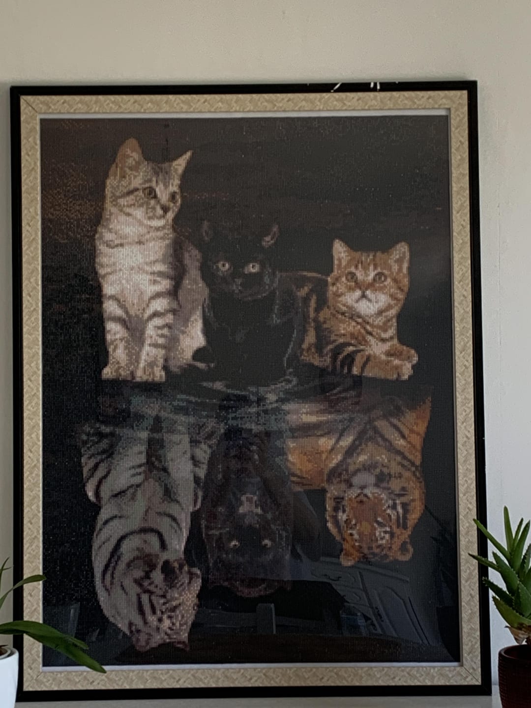 Customer photo review of Broderie Diamant - Reflets Chatons