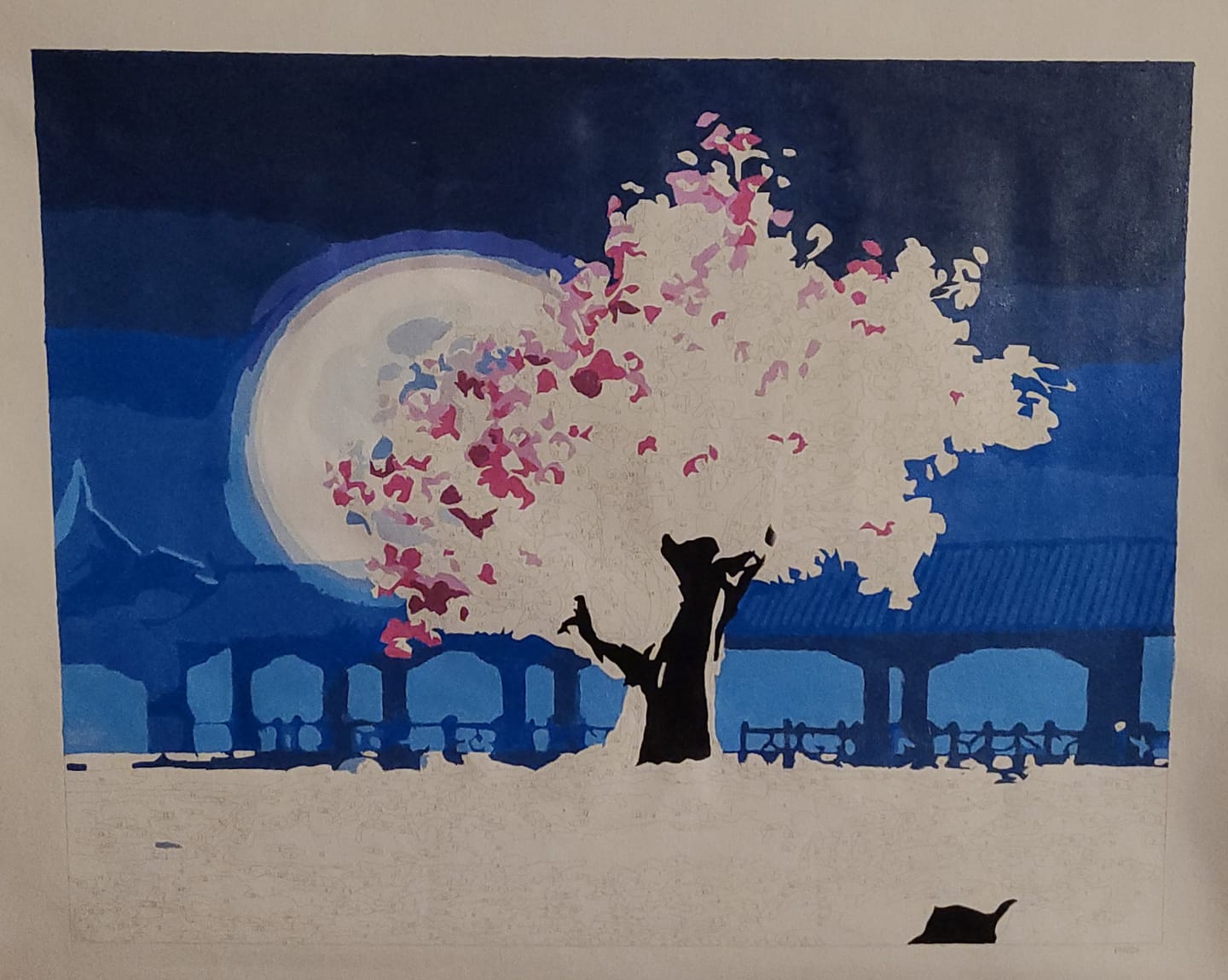 Customer photo review of Arbre et grande Lune