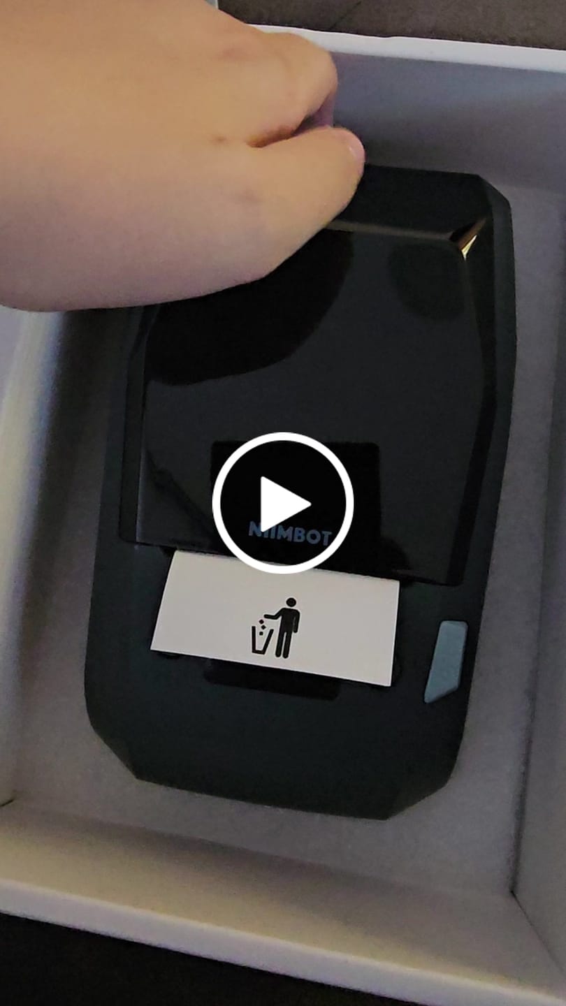 Customer video review of NIIMBOT M2 Thermal Transfer Label Maker, Smart Color Printing with Phones & PC for Office, Lab, Vial Bottle