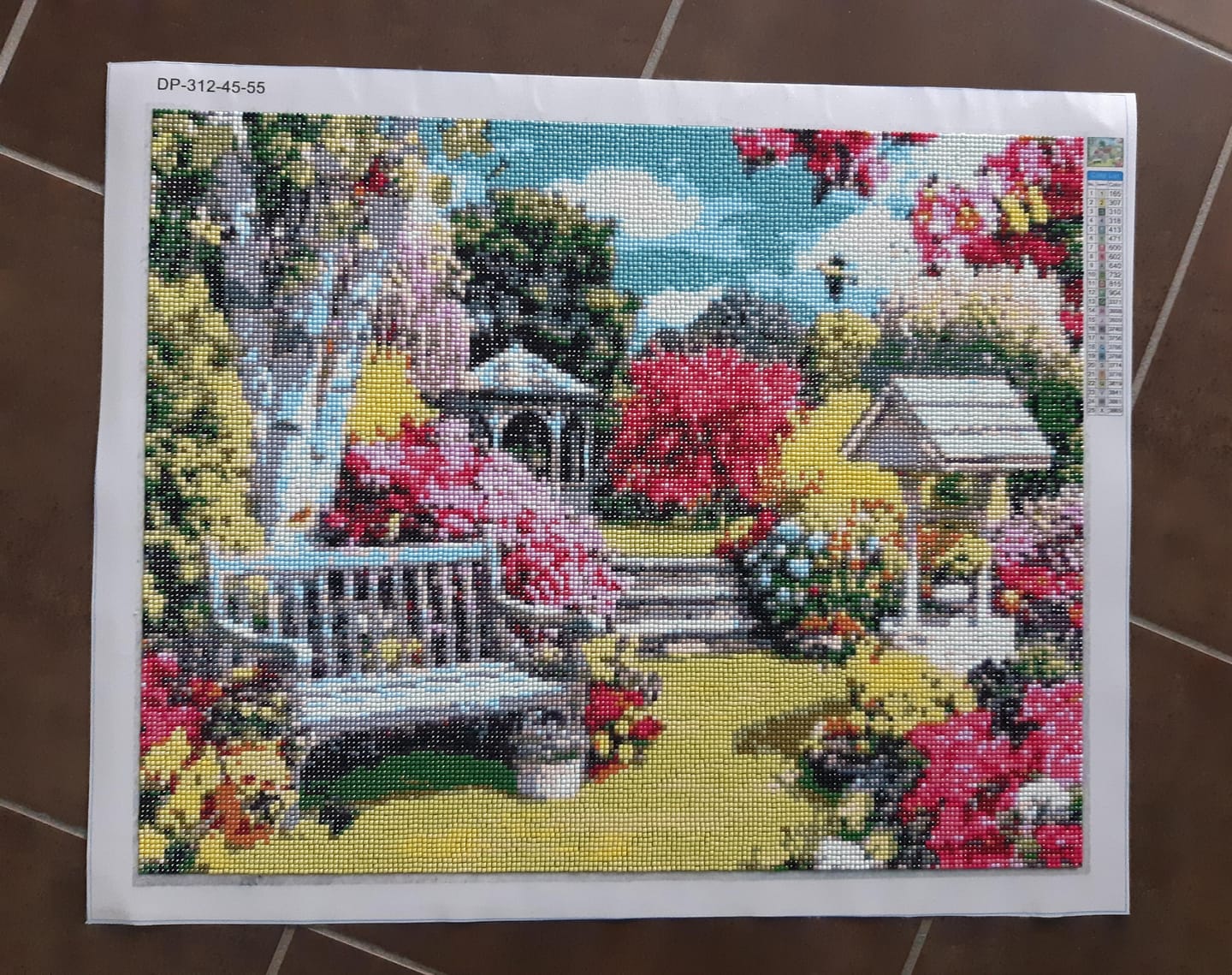 Customer photo review of Broderie Diamant - Joli Jardin