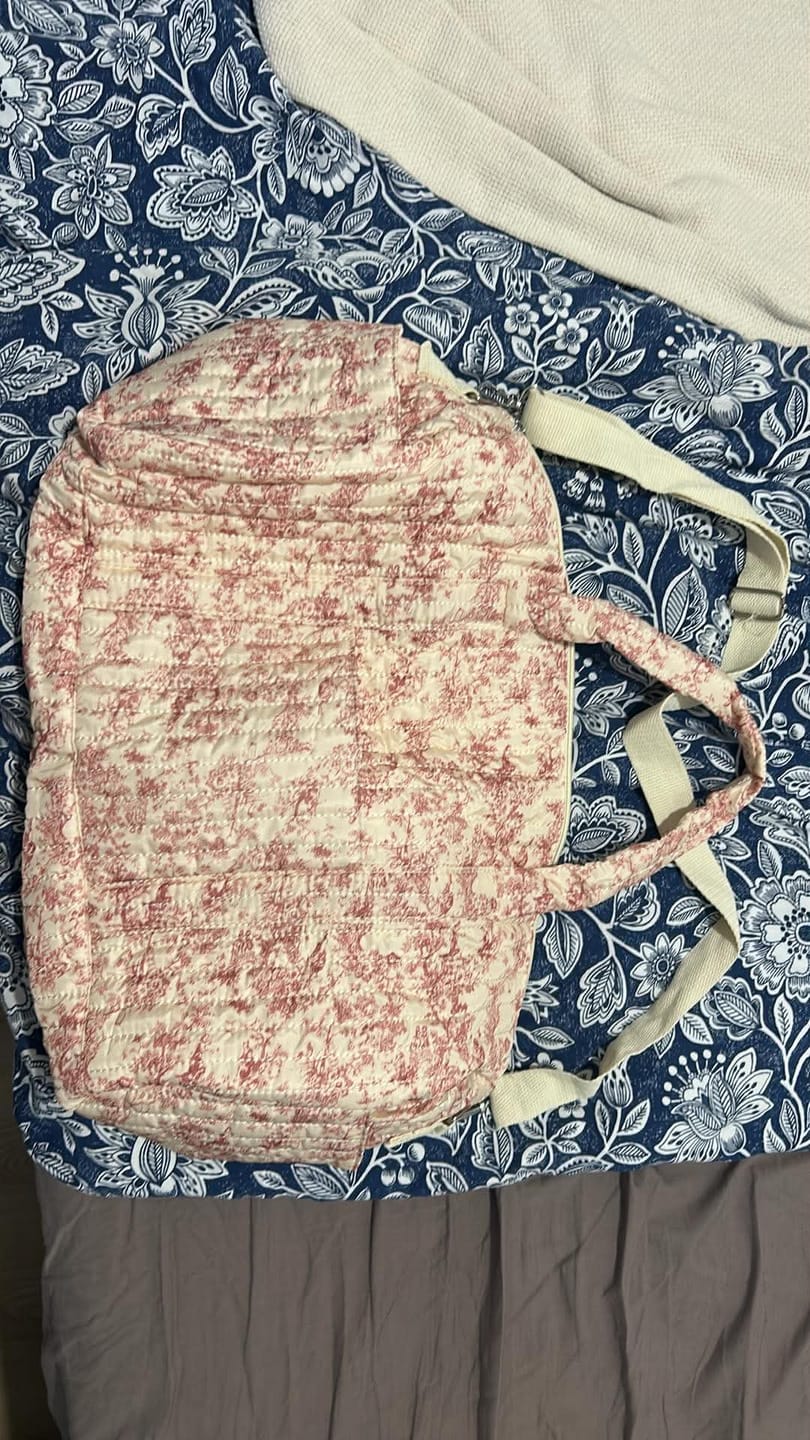Customer photo review of Ana Floral Duffle Bag