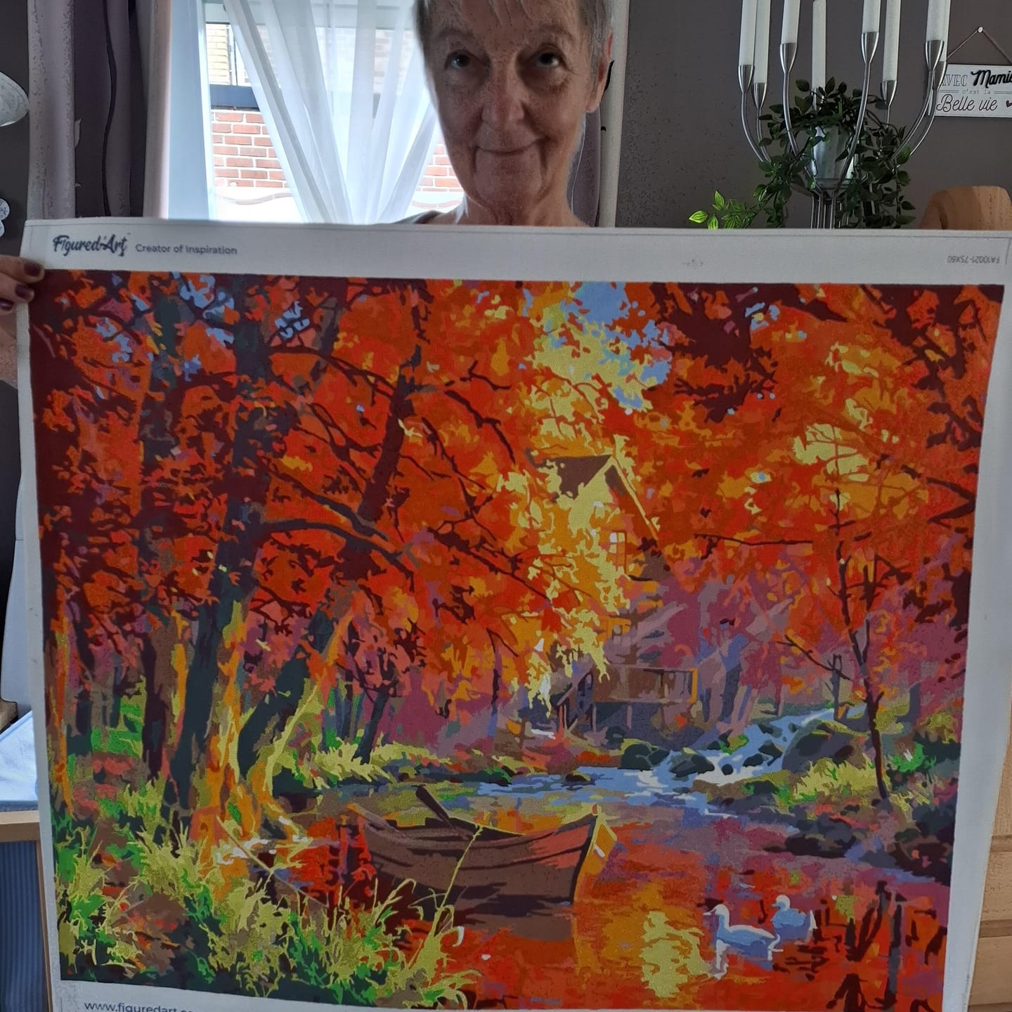 Customer photo review of Rivière d'Automne et barque