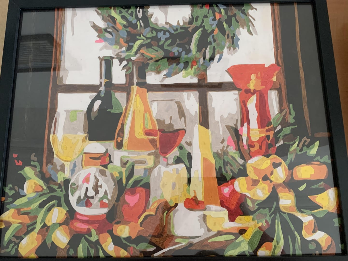 Customer photo review of Bouteilles de vin sur la table