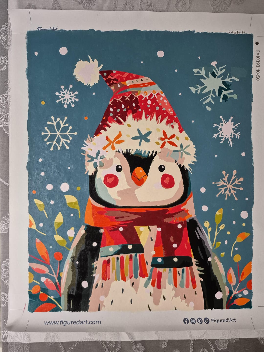 Customer photo review of Petit Pingouin de Noël