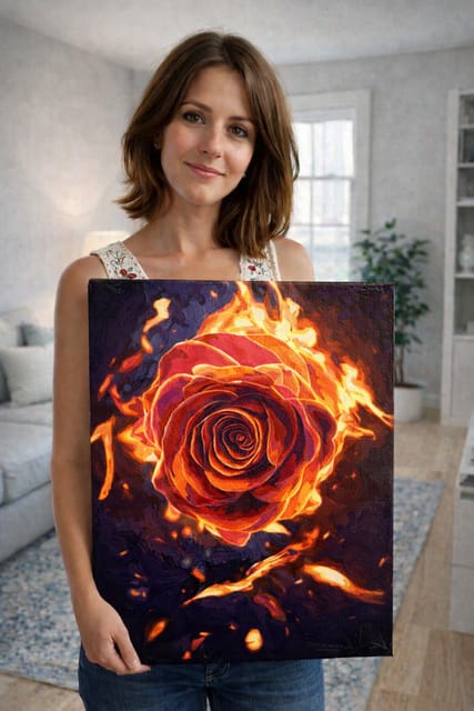Customer photo review of Générateur d'Images Peinture par numéros personnalisé