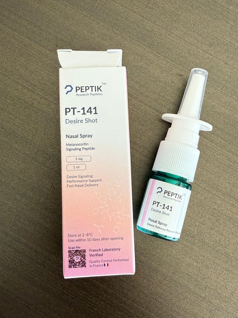 Customer photo review of PT-141 Nasal Spray