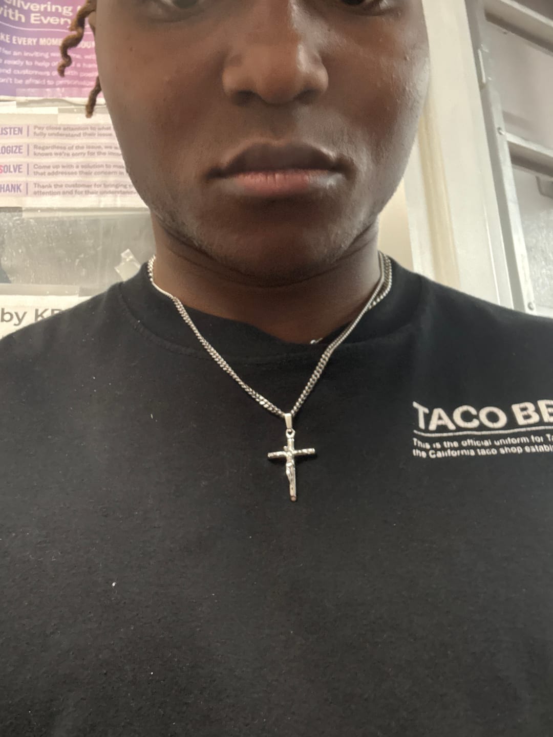 Customer photo review of Crucifix Cross Pendant