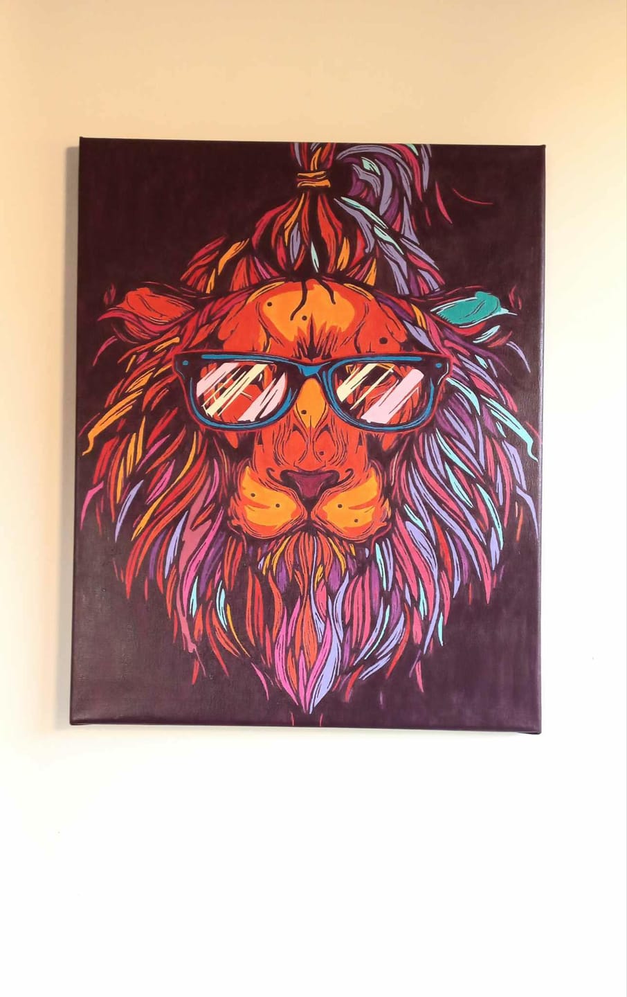 Customer photo review of Lion à lunettes