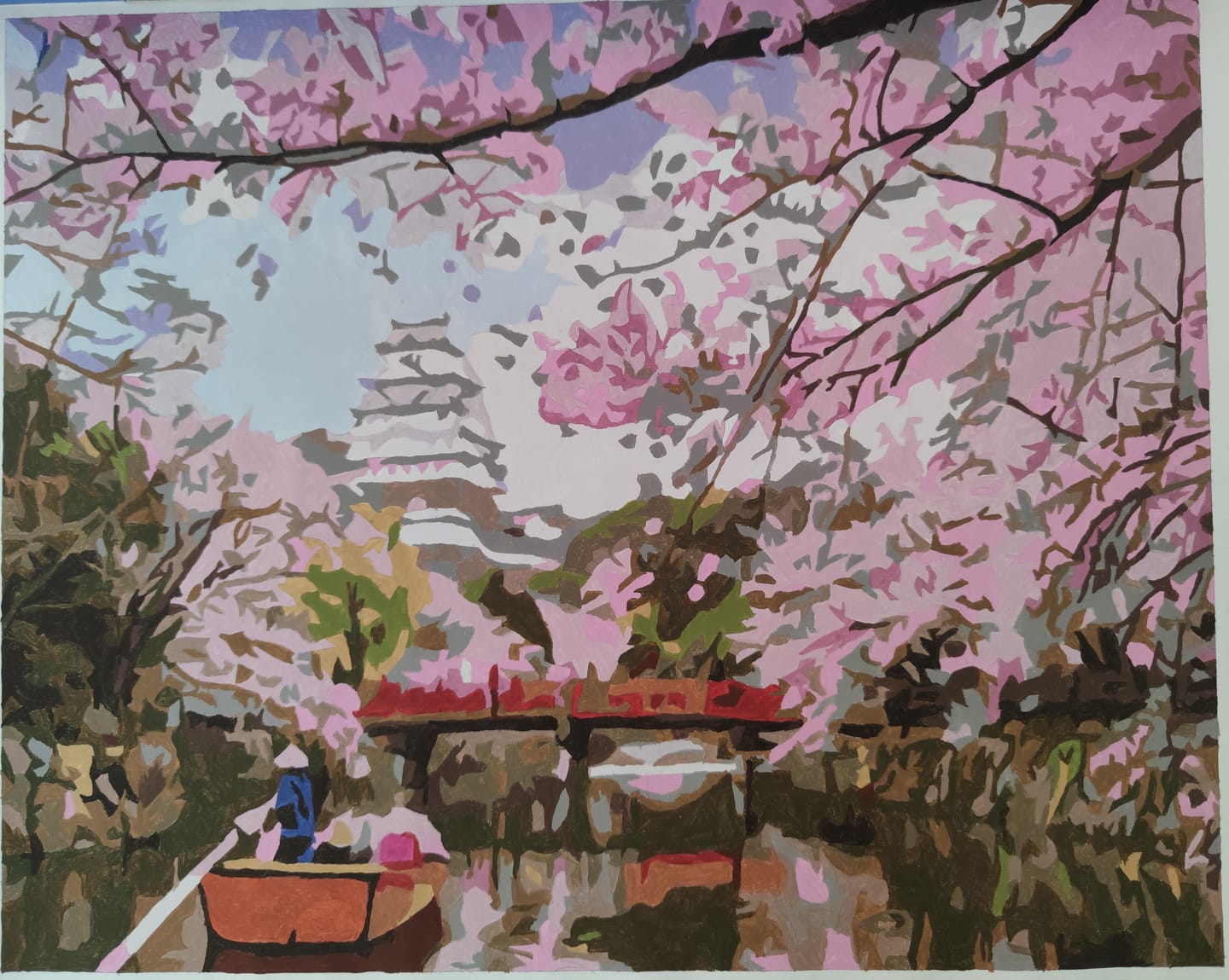 Customer photo review of Fleurs de cerisiers au Japon