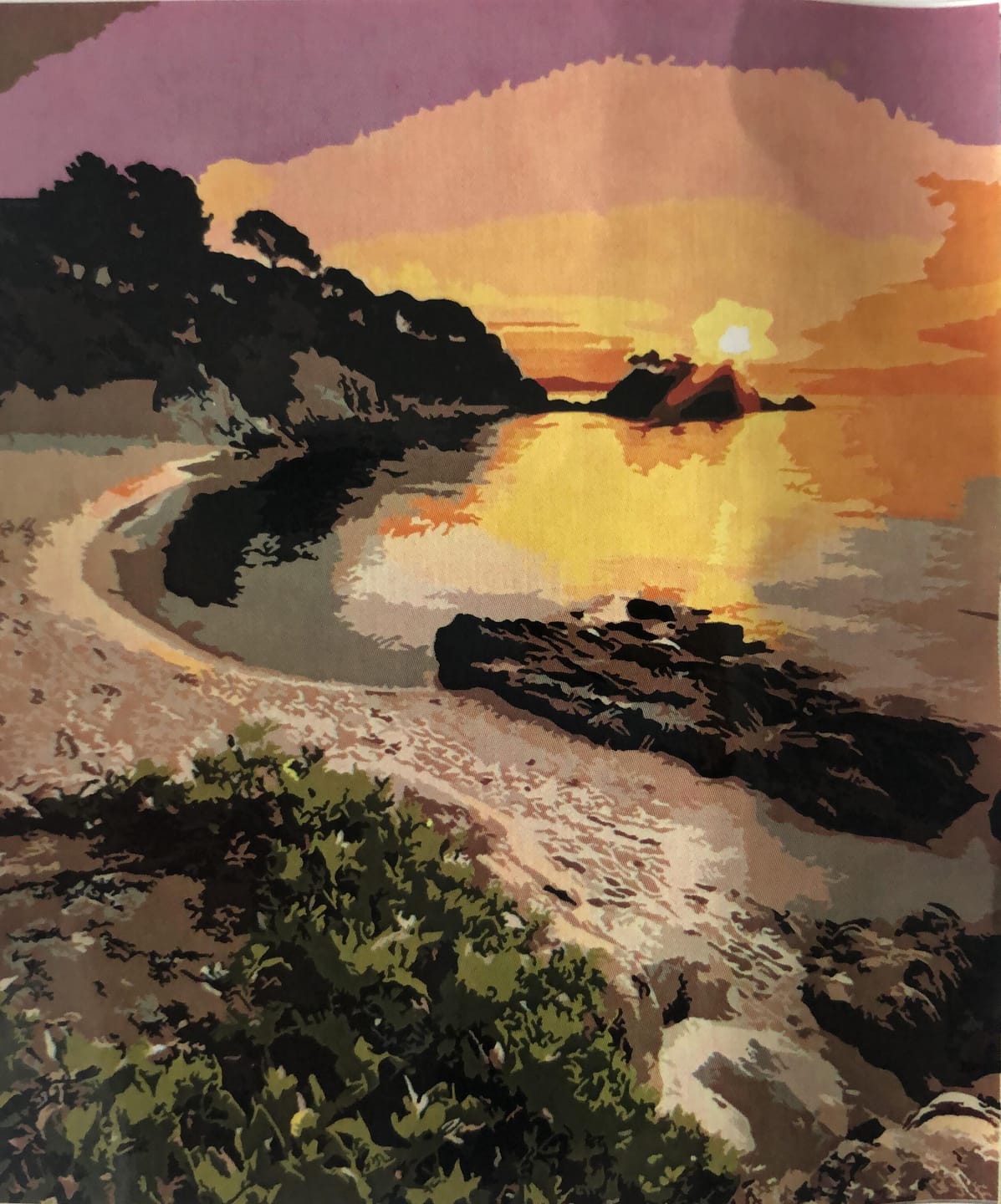 Customer photo review of Plage au Crépuscule