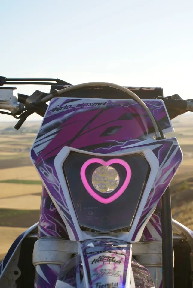 Customer photo review of KTM HEART HEADLIGHT