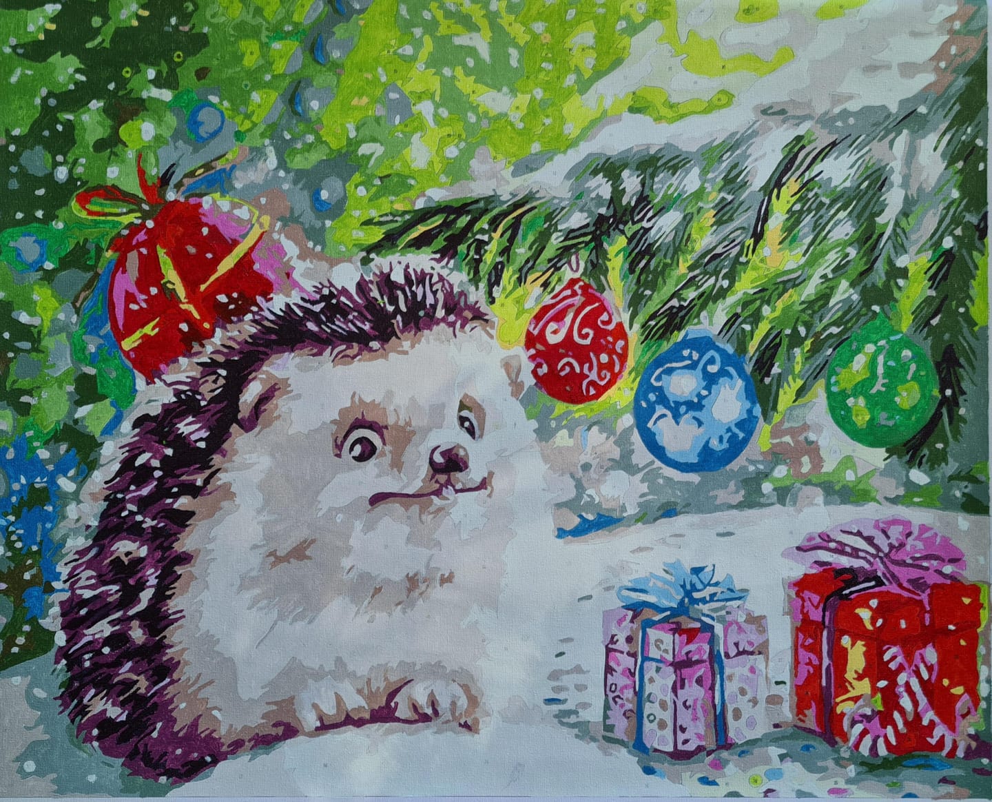 Customer photo review of Hérisson et Cadeaux de Noël