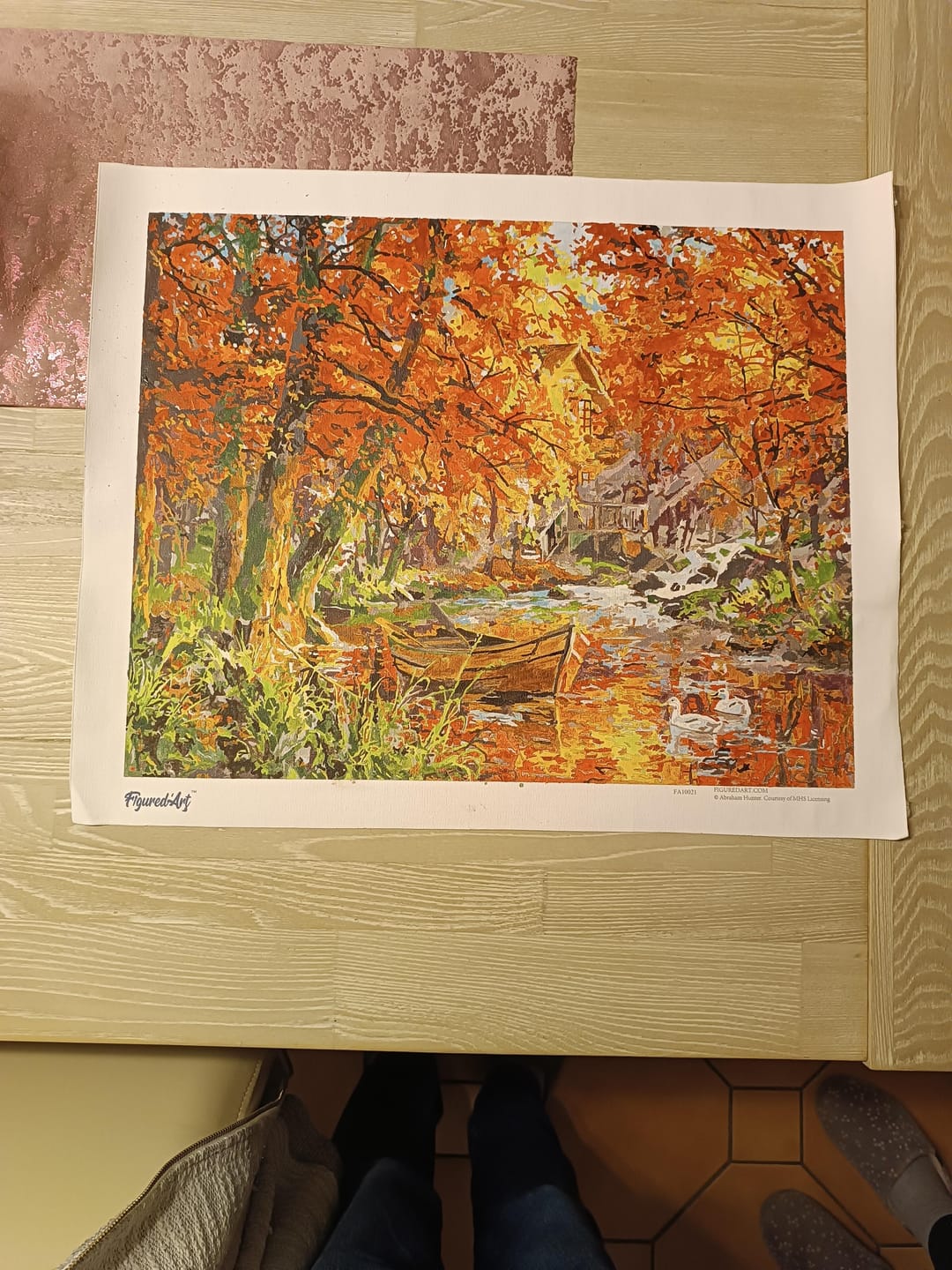 Customer photo review of Rivière d'Automne et barque