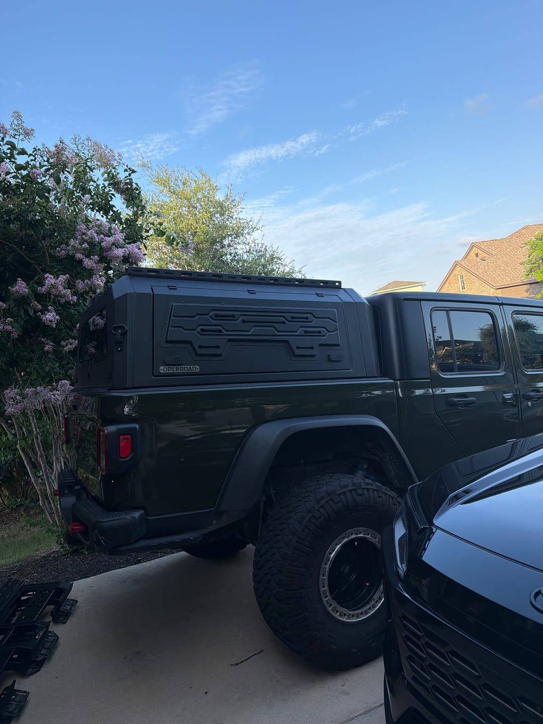 Customer photo review of OPENROAD Truck Cap Storage Box