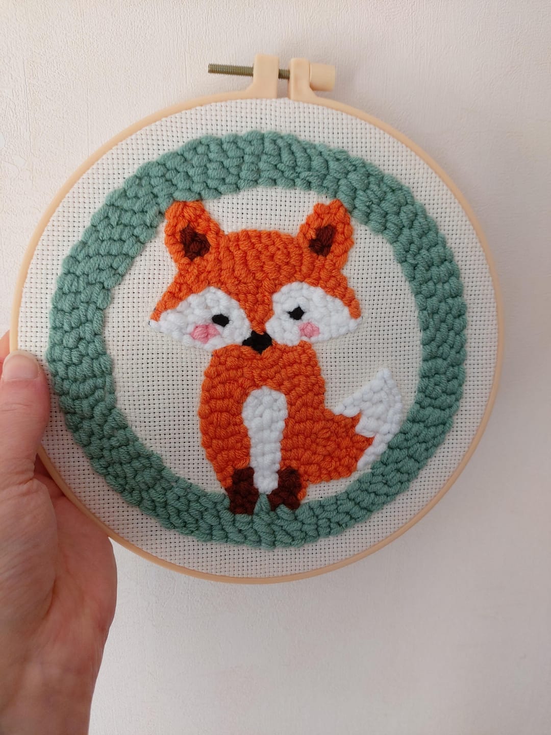 Customer photo review of Punch Needle Renard