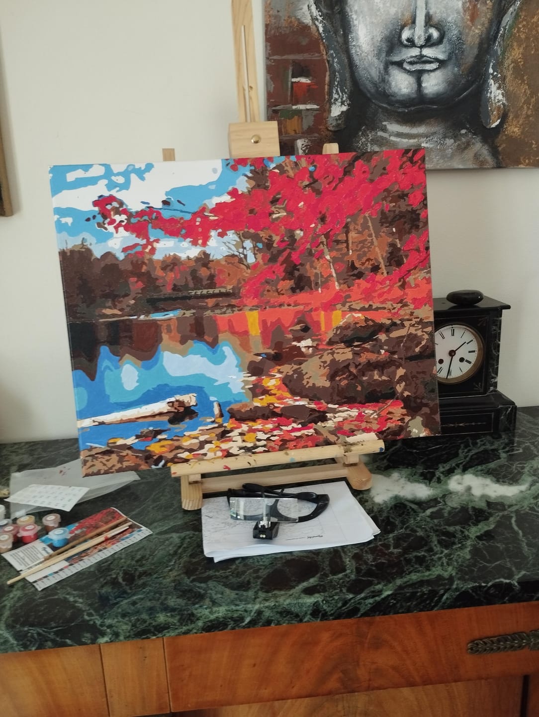 Customer photo review of Rivière et Forêt d'Automne