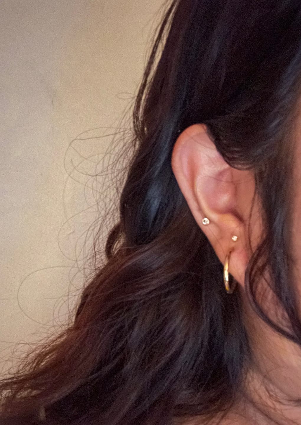 Customer photo review of Essential Earrings Small